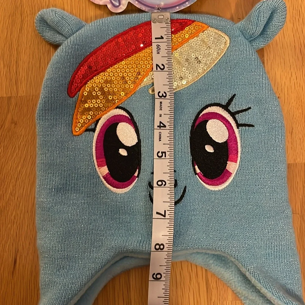 NWT My Little Pony Blue Knit Beanie Hat